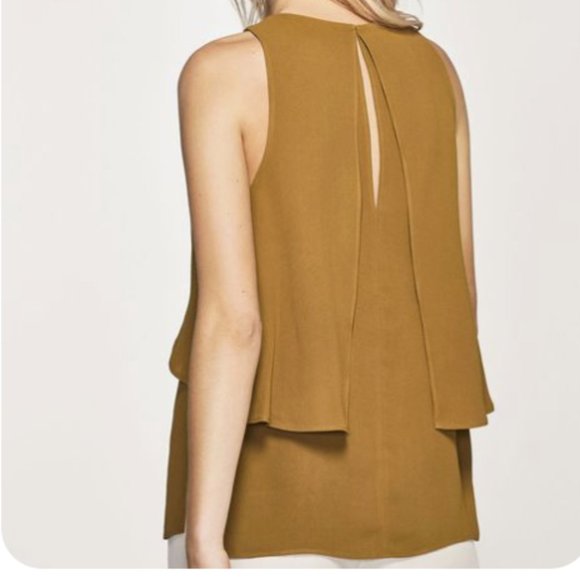 Massimo Dutti Draped Crossover Blouse - Picture 6 of 6